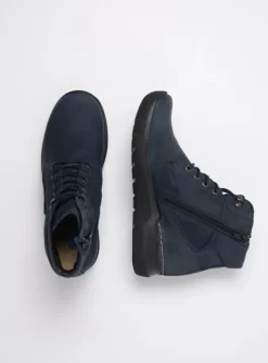Whynot - blauw nubuck