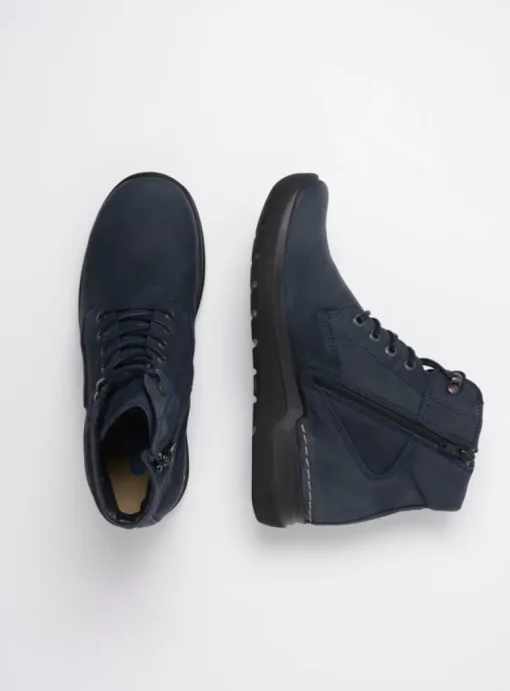 Whynot - blauw nubuck