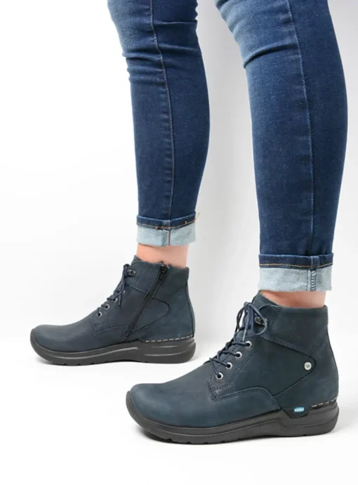 Whynot HV - blauw nubuck
