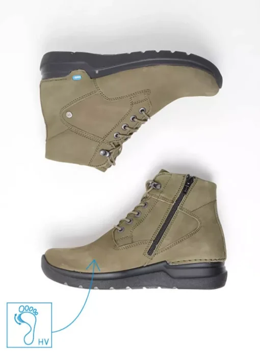 Whynot HV - pesto groen nubuck