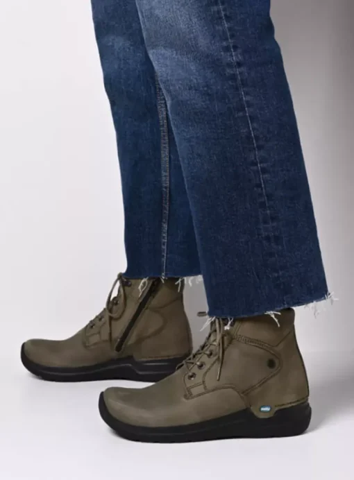 Whynot HV - pesto groen nubuck