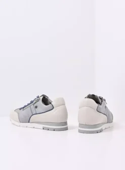 Yell XW - gebroken wit/denim leer