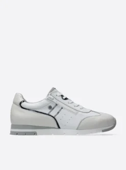 Yell XW - wit/blauw leer