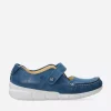 Yukon - blauw effectleer