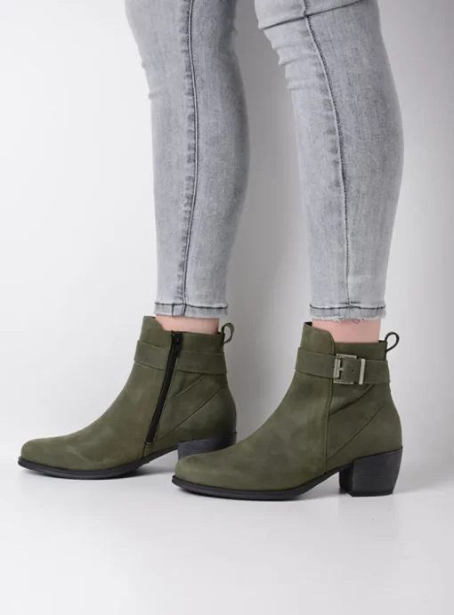 Zavalla HV - forestgroen nubuck