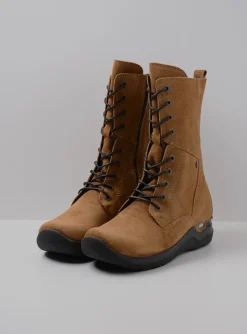 Zigzag - cognac suede
