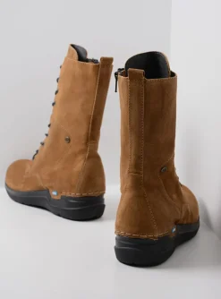Zigzag - cognac suede