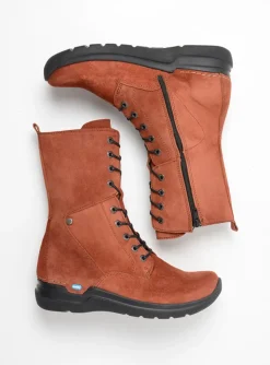 Zigzag - terra suede