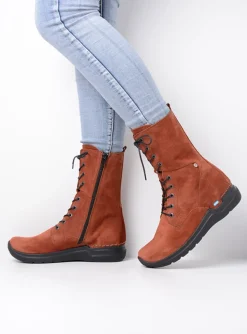 Zigzag - terra suede